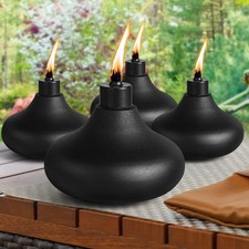 4 PCS Metal Table Top Torches