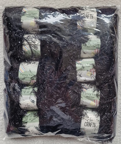 Crafty fancy black tinsel - crafty,