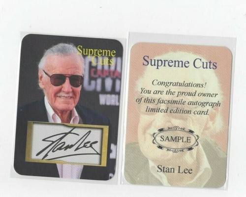 Stan lee supreme cuts - lee, die