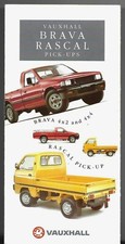 Vauxhall Rascal & Brava Pick-Ups 1991 UK Market Foldout Sales Brochure Bedford