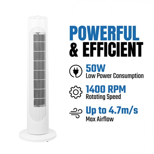 Oscillating tower fan 3 - oscillating,