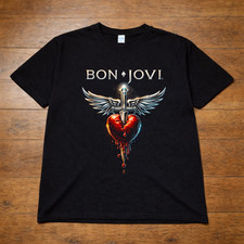 Bon Jovi Logo T Shirt –