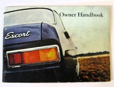 FORD Escort Car Owners Handbook Jul 1977 #CG38/432946