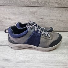Clarks Womens Trainers Wave Walk Shoes Blue Grey UK 7 EU 41