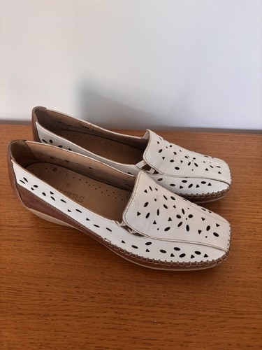 Pavers ladies white tan - pavers,