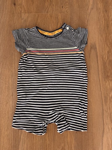 Month stripy romper from - stripy,
