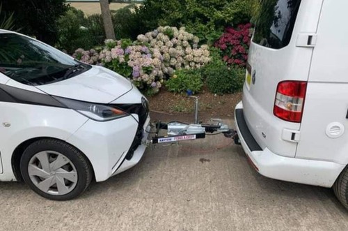 Tow car frames - car,