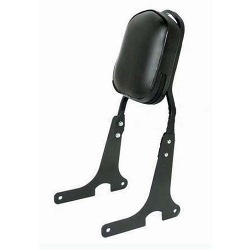 Black backrest for harley - black,