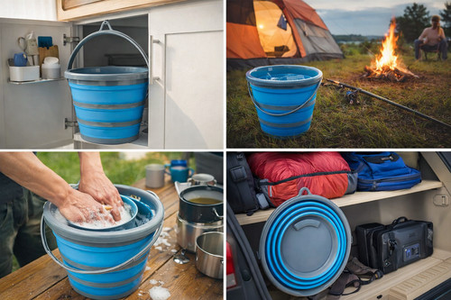 Collapsible folding bucket - collapsible,