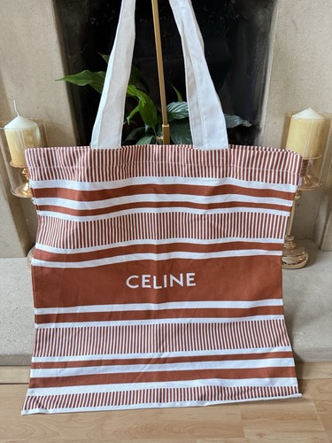Gwp celine striped tote bag - celine,