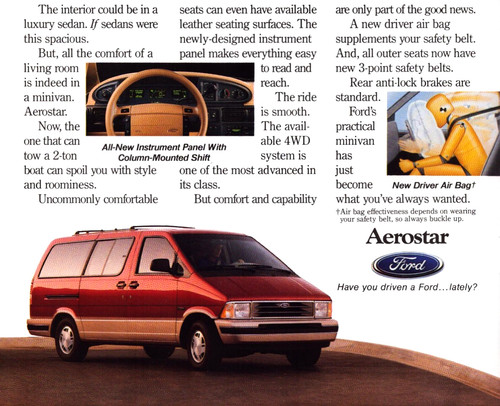 Ford aerostar van - van, beige