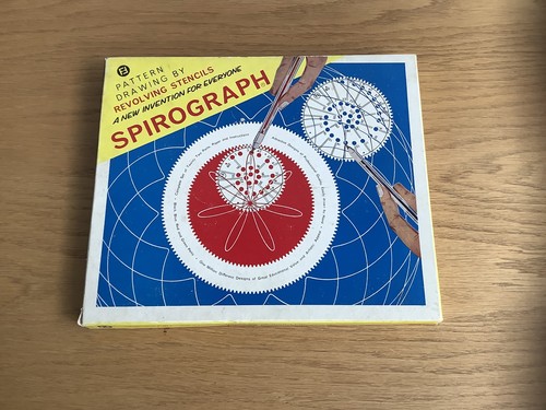 Vintage spirograph drawing - vintage, set