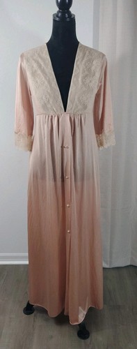 Vtg 70s shadowline peignoir - shadowline,