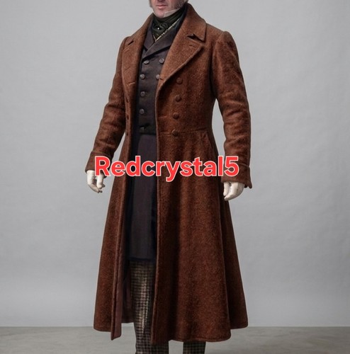 Men victorian brown - brown, wool