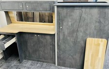 VW T4 SWB Slate & Solid Oak