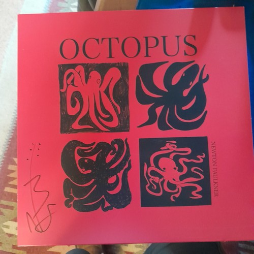 Newton faulkner octopus signed - newton,