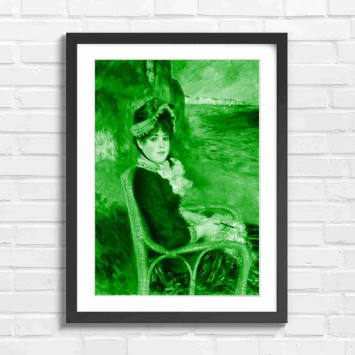 Impressionist girl yacht - impressionist,