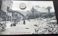 Rhayader bridge and falls - ,