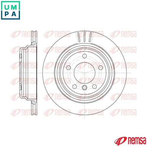 Brake disc 6588 - brake, bmw