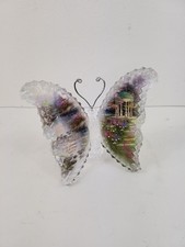 Thomas Kinkade Gardens of Paradise Crystalline Butterfly Collection "Faith."