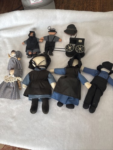 Vintage amish doll lot set - vintage,