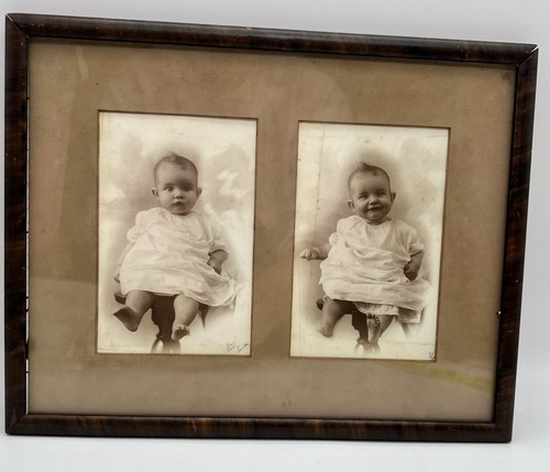 Antique tiger wood oak framed - wood,