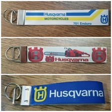 Husqvarna motorcycle chainsaw biker motox petrol tools motorbike Keyring KeyFob
