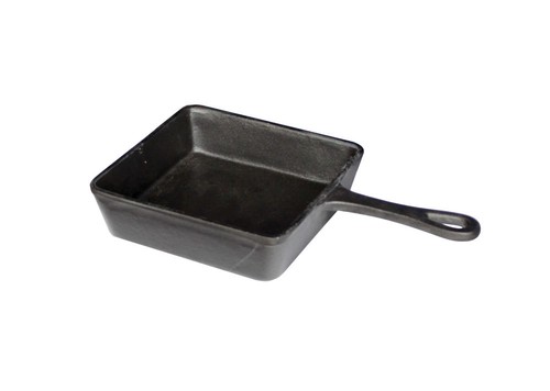 Square cast iron skillet - iron, pan
