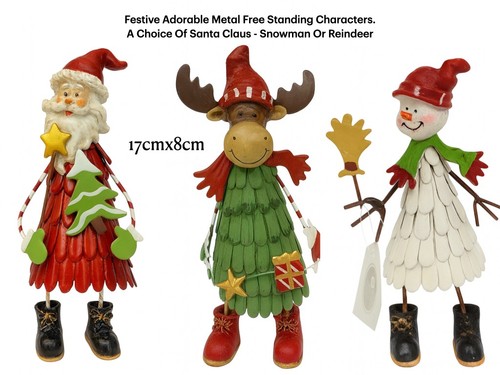 Christmas standing metal - christmas,