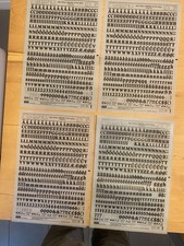 Letraset Dry Transfer Letters