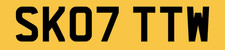SCOTT SCOT NUMBER PLATE