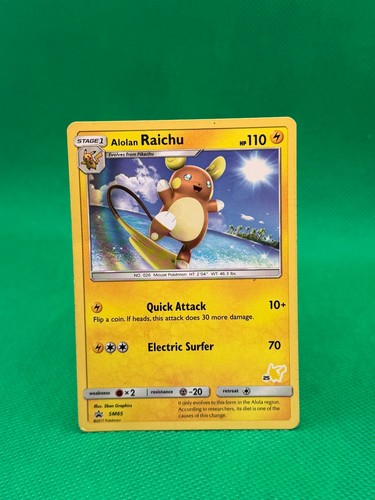 Pokémon tcg alolan raichu - pokémon,