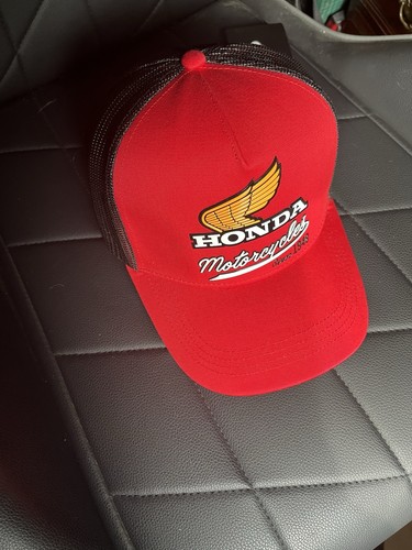 Honda red baseball cap - honda,