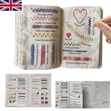 Creative Sewing Book, Beginners Embroidery Instructions Book for D-IY Sewing Kit