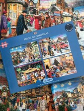 GIBSONS - MAGIC OF CHRISTMAS - 4 x 500 PIECE JIGSAW PUZZLES