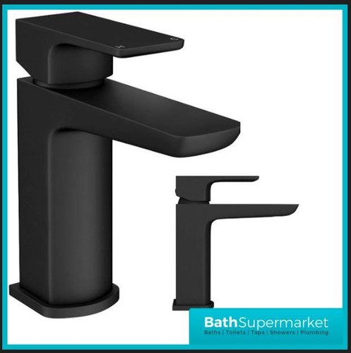 Modern black bathroom sink - modern,