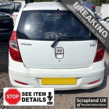 HYUNDAI I10 Mk1 Facelift 2010-2013 1.2 ‘Active’ White Petrol 4-Door 85BHP Fusex4