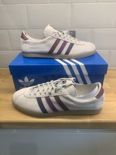 Adidas Silver, Nevada State series, UK 10, BNIBWT, Trimm Star 