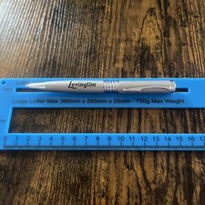 Levington Advertising Vintage Pen Spring Chrome Silver Colour 