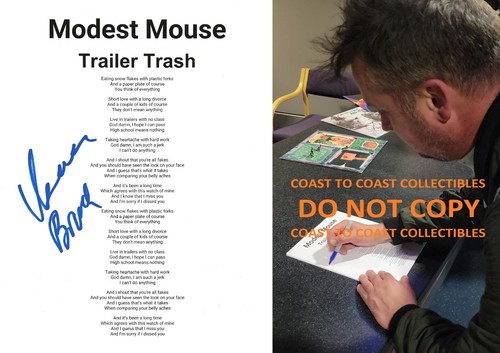 Isaac brock signed modest - brock,