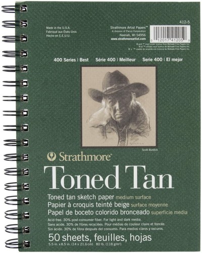 Strathmore toned sketch spiral - toned,