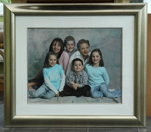 Gold finish frame for - a, 20x16"