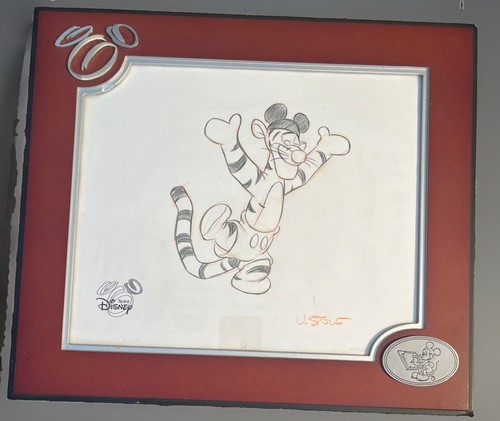 Framed original disney tigger - framed,