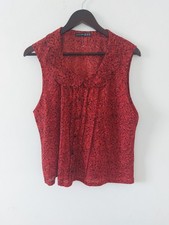 Womens Blouse Vest Top Size 20