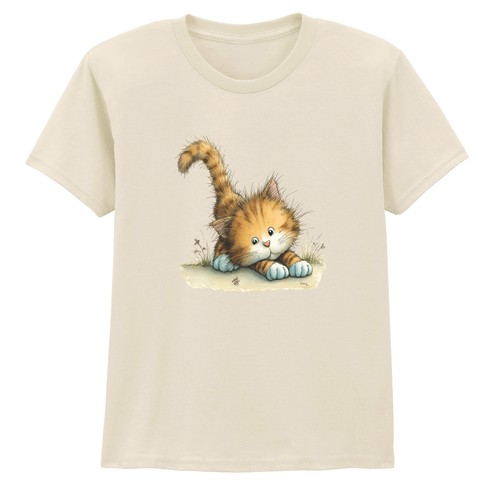 Playful ginger tabby kitten - ginger,