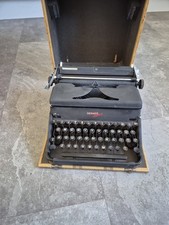 Vintage Hermes 2000 Typewriter. Swiss Made By PAILLARD. VGC In Original Case