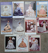 Vintage Doll Knitting & Crochet Patterns Lot Of 11 – Craftime, Fibre-Craft