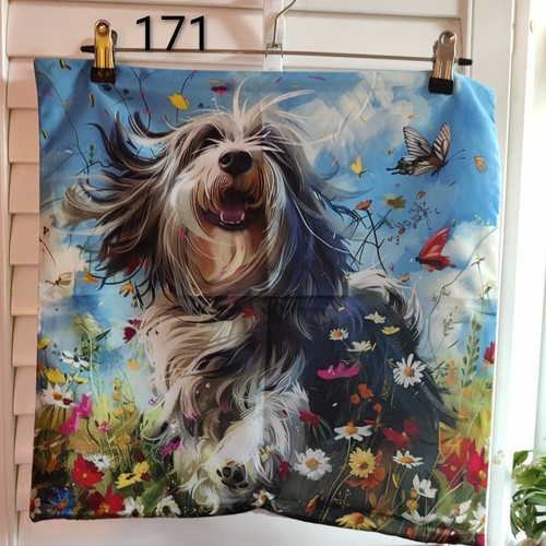 Bearded collie soft polyester - soft,