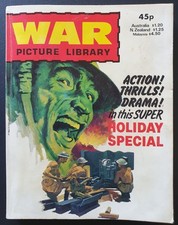 War Picture Library Holiday Special Comic 1981 Vintage 45p Original Price