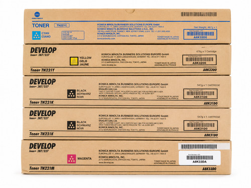 Konica minolta tn221k tn221c - konica,